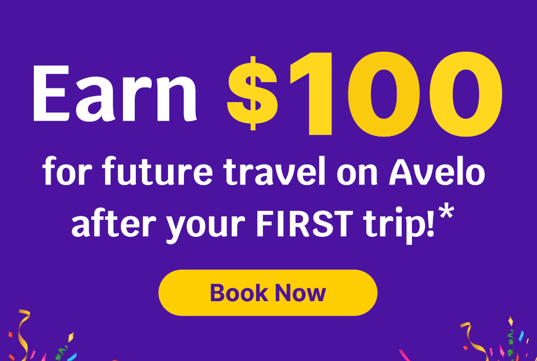 1sttime Avelo flyers can earn a 100 flight credit The Points Guy